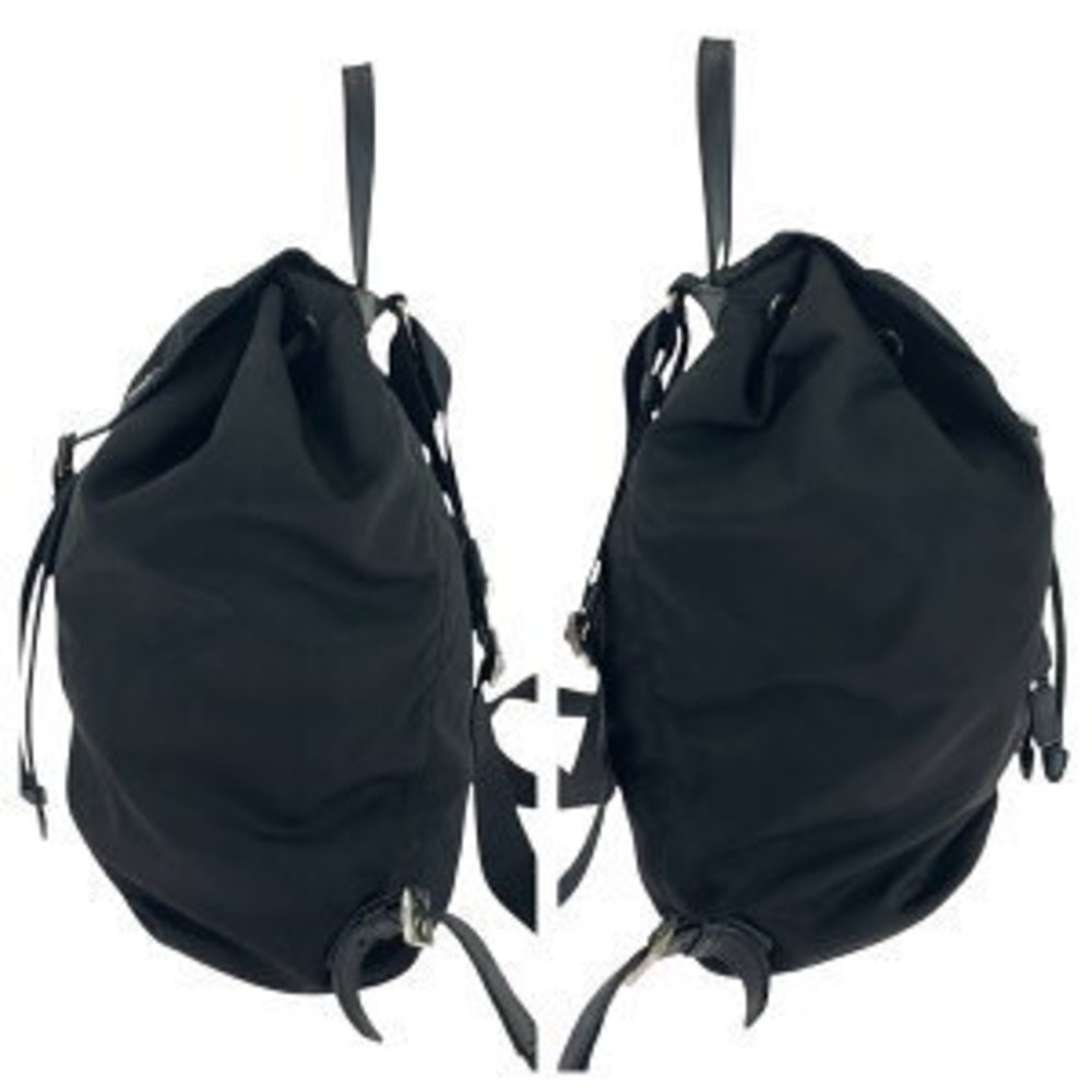 Prada Nylon Triangular Backpack Tessuto Black - image 7